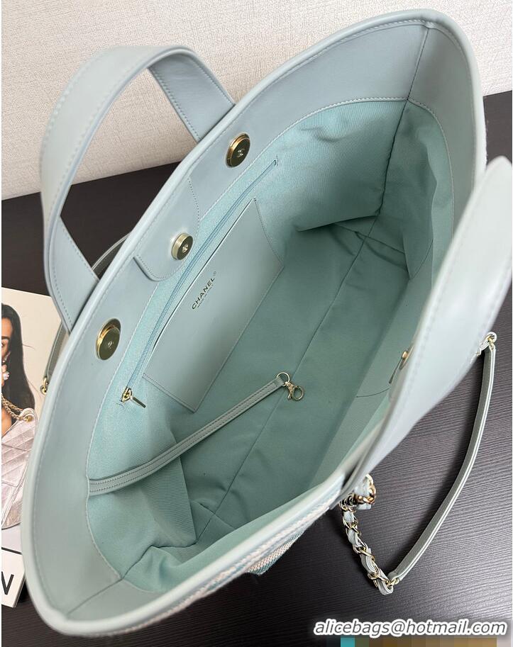 Market Sells Chanel Deauville Tote Bag AS6289 Baby Blue 2026