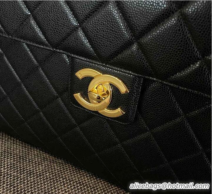 Top Quality Chanel Caviar Quilted Briefcase Laptop Bag AS6291 Black 2026