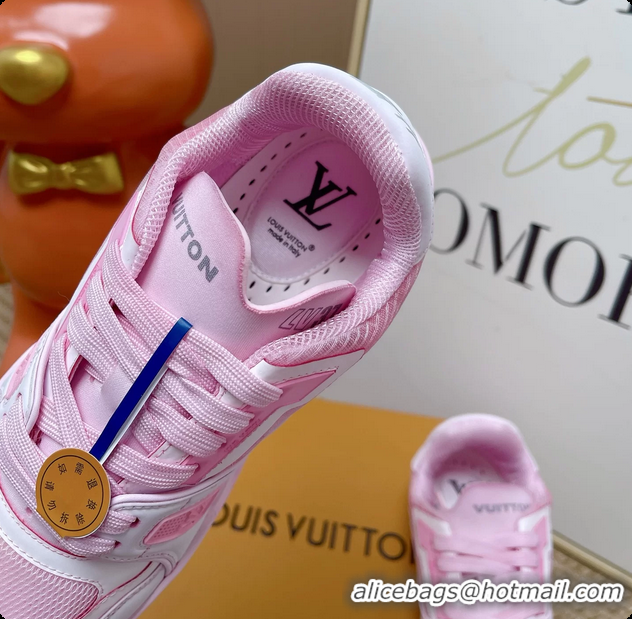 Good Looking Louis Vuitton LV Trainer Sneakers Pink 6062104