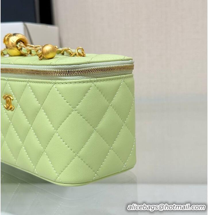 Best Price Chanel Classic Vanity Bag Lambskin Light AP6286 Green