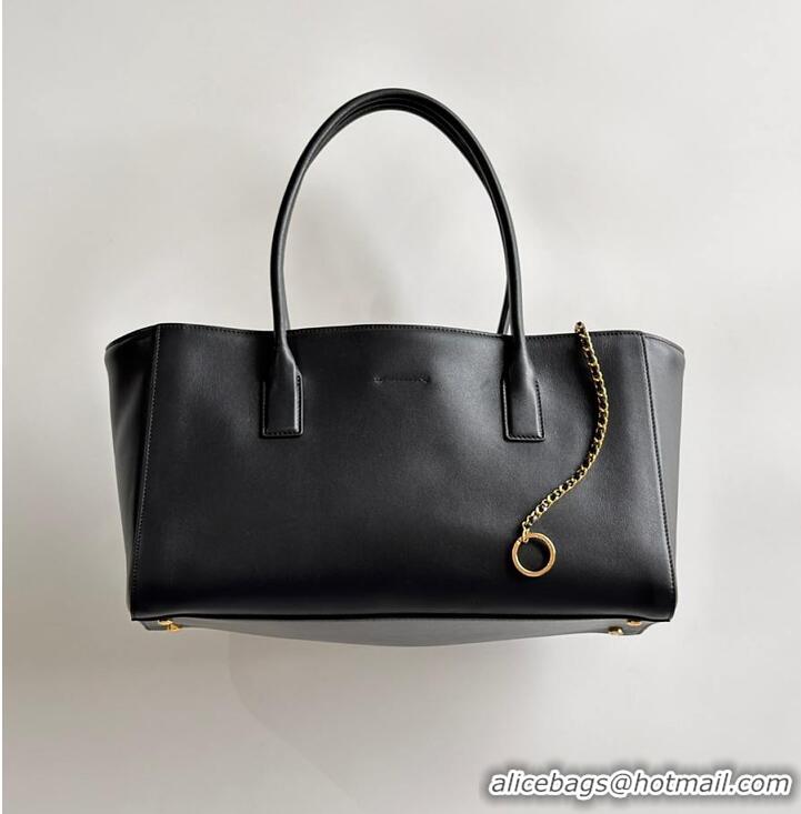 Luxury Cheap Chanel Small Tote Calfskin & Gold-Tone Metal AP6278 Black