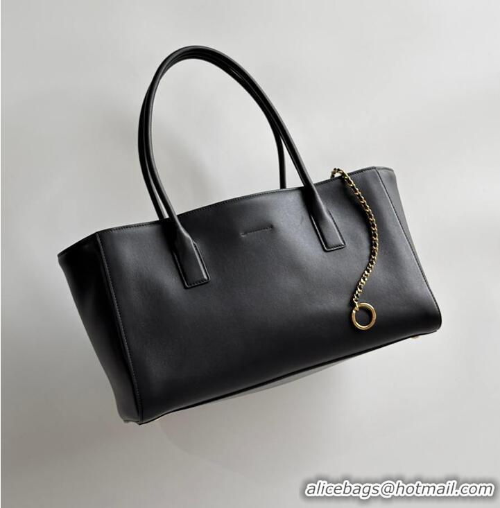 Luxury Cheap Chanel Small Tote Calfskin & Gold-Tone Metal AP6278 Black