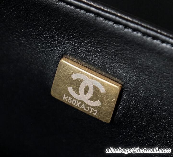 Reasonable Price Chanel Classic 11.12 Handbag/Satin/Sequins/Camellia Edition AP6289