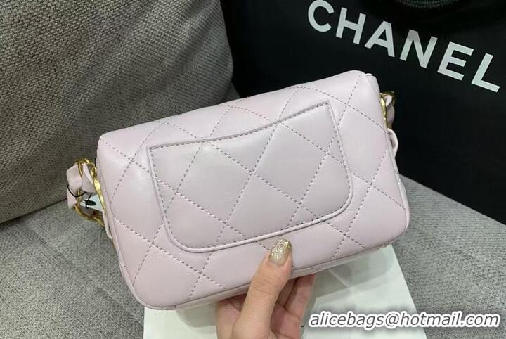 Top Quality Chanel Small Flap Bag With CC Chain AS5175 Light Pink 2026