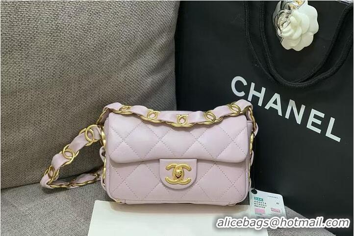 Top Quality Chanel Small Flap Bag With CC Chain AS5175 Light Pink 2026