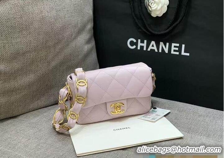 Top Quality Chanel Small Flap Bag With CC Chain AS5175 Light Pink 2026