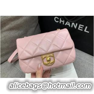 Good Taste Chanel Flap Bag With CC Logo AS5176 Powder Pink 2026