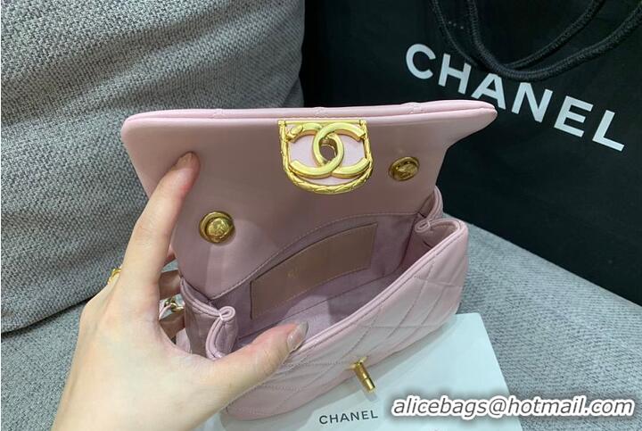 Good Taste Chanel Flap Bag With CC Logo AS5176 Powder Pink 2026