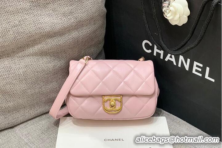 Good Taste Chanel Flap Bag With CC Logo AS5176 Powder Pink 2026