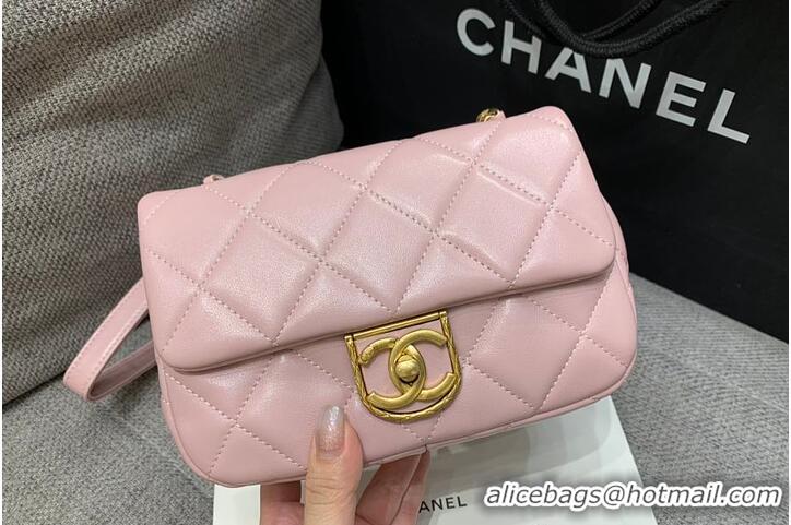 Good Taste Chanel Flap Bag With CC Logo AS5176 Powder Pink 2026