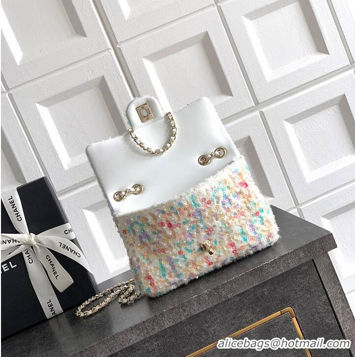 Buy Inexpensive Chanel Tweed Bag With Pearl Chain Strap AS5175 Multicolor 2026