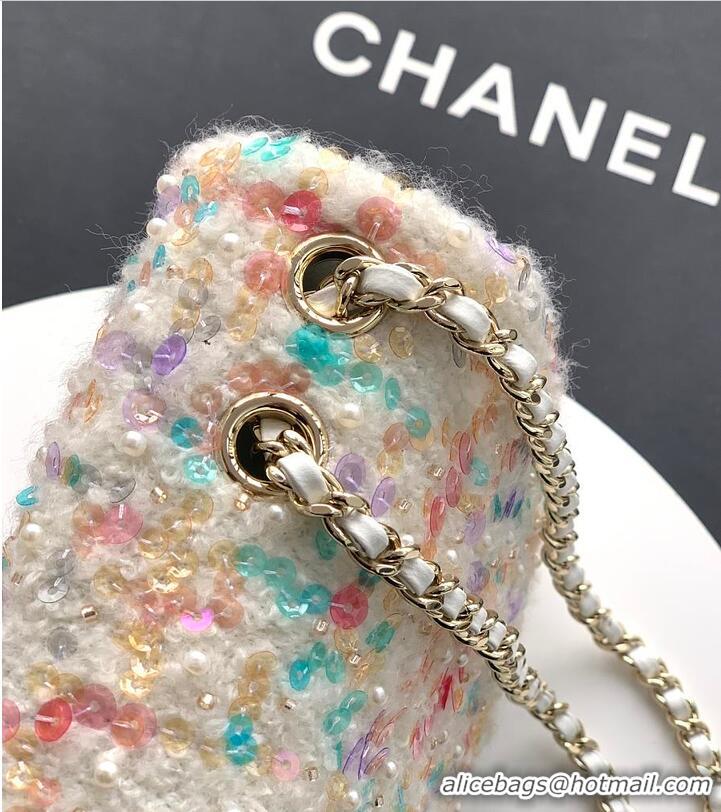 Buy Inexpensive Chanel Tweed Bag With Pearl Chain Strap AS5175 Multicolor 2026