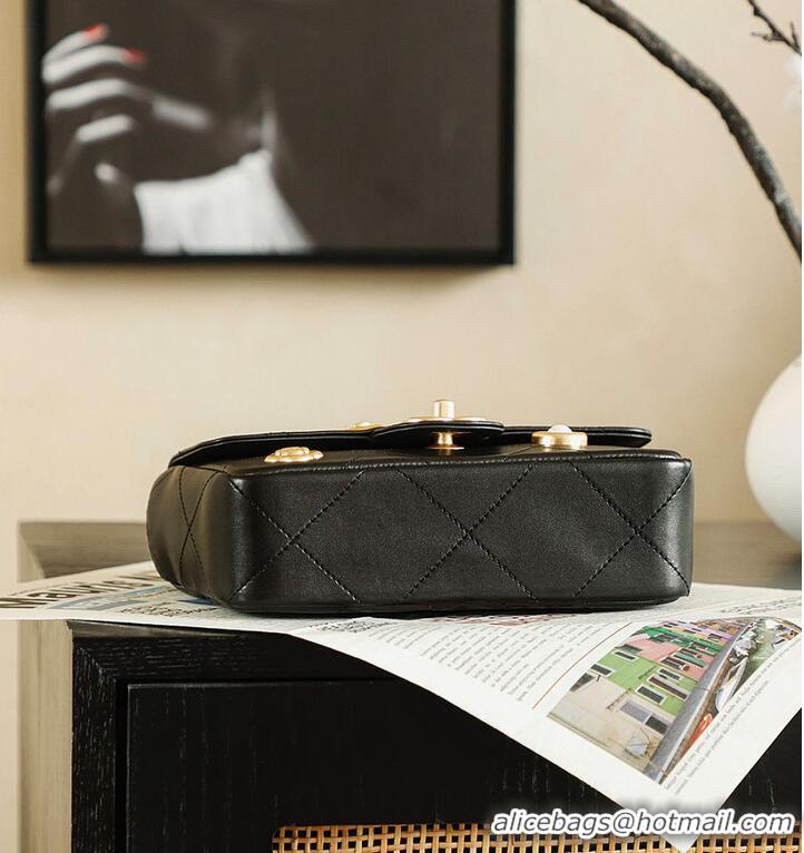 Buy Grade Chanel 25 Handbag in Grained Calfskin and Gold-tone Metal AS5179 Black 2026