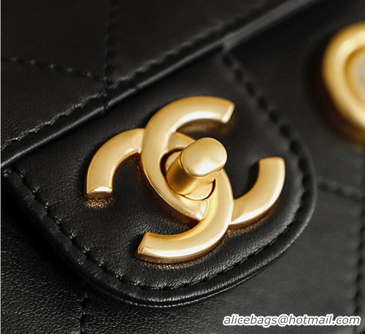 Buy Grade Chanel 25 Handbag in Grained Calfskin and Gold-tone Metal AS5179 Black 2026