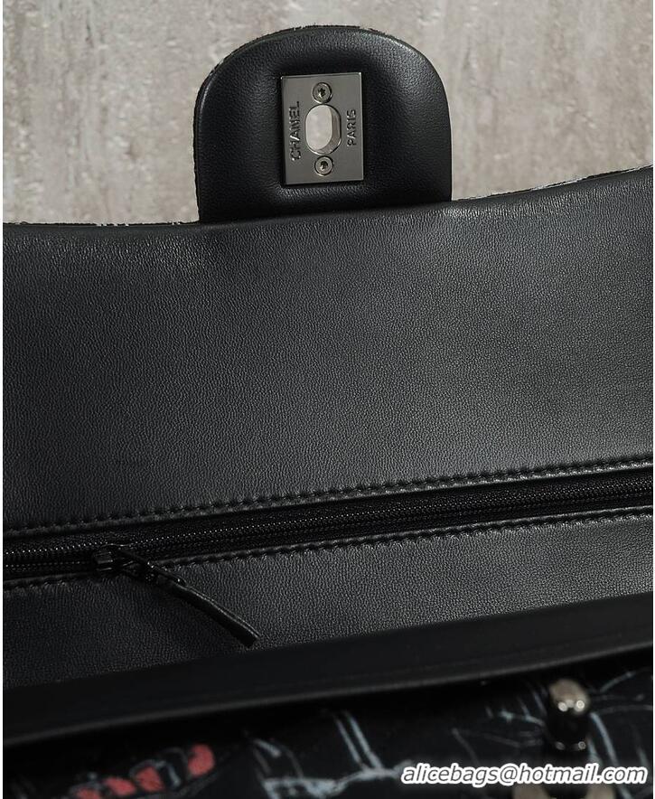 Reasonable Price Chanel Classic Crossbody AS5178 Black/White/Red 2026