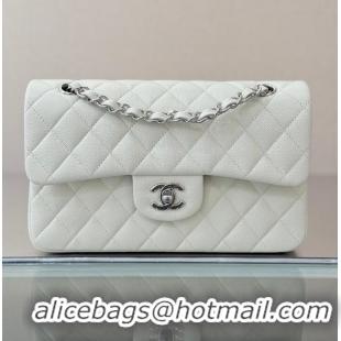 Top Grade Chanel Classic Flap Bag Caviar Leather AP4176 White 2026