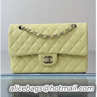 Reasonable Price Chanel Classic Flap Bag Caviar Leather AP4176 Sorbet Yellow 2026