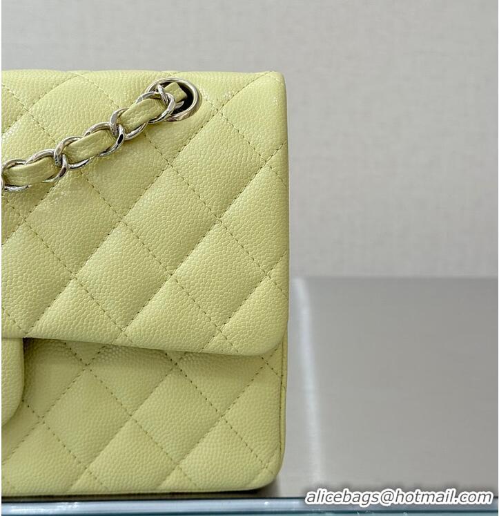 Reasonable Price Chanel Classic Flap Bag Caviar Leather AP4176 Sorbet Yellow 2026