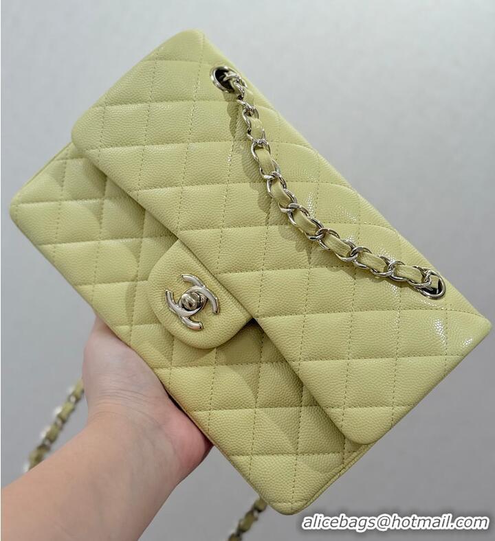 Reasonable Price Chanel Classic Flap Bag Caviar Leather AP4176 Sorbet Yellow 2026