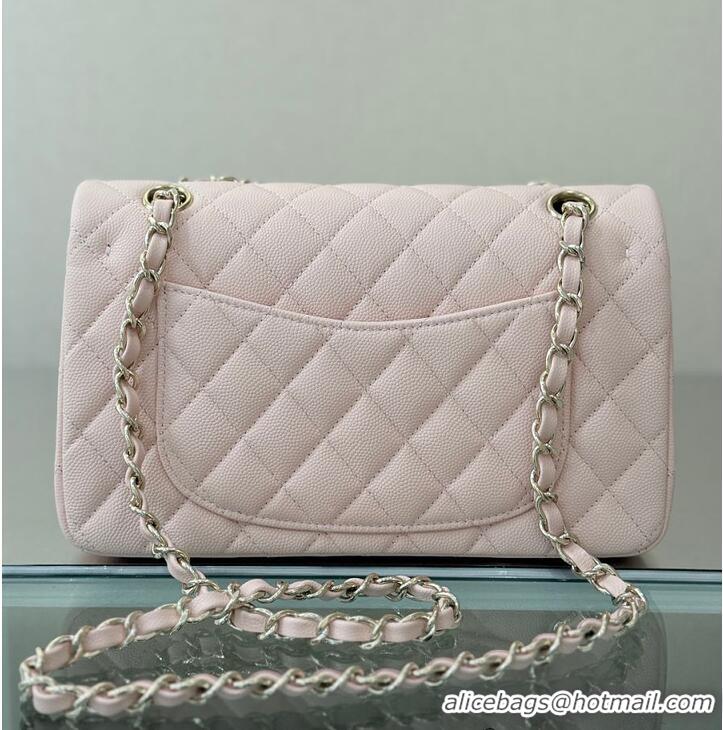Luxury Cheap Chanel Classic Flap Bag Caviar Leather AP4176 Rose Sakura 2026