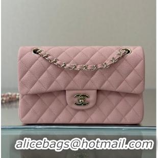 Fashion Discount Chanel Classic Flap Bag Caviar Leather AP4176 Soft Pink/Silver 2026