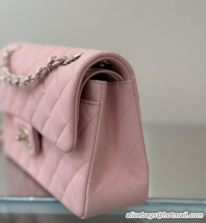 Fashion Discount Chanel Classic Flap Bag Caviar Leather AP4176 Soft Pink/Silver 2026