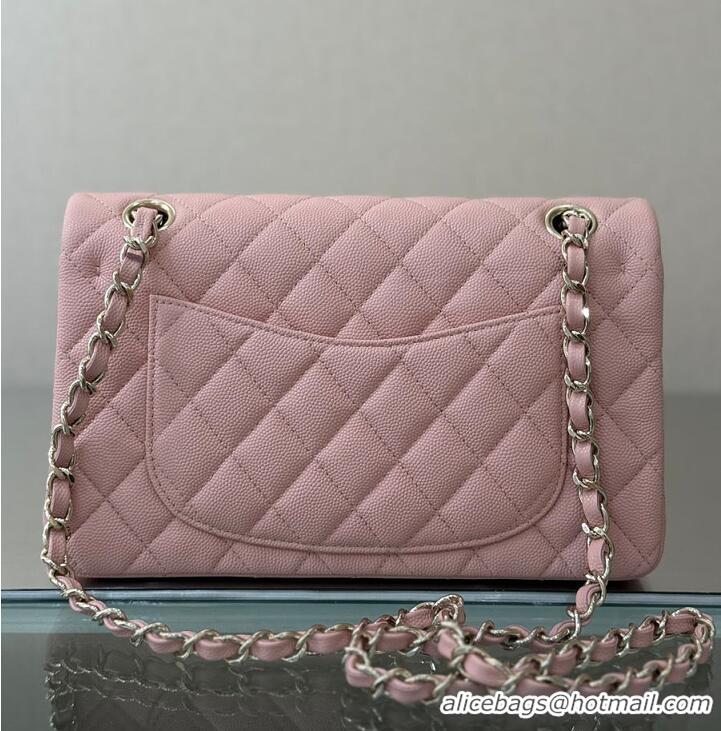 Fashion Discount Chanel Classic Flap Bag Caviar Leather AP4176 Soft Pink/Silver 2026