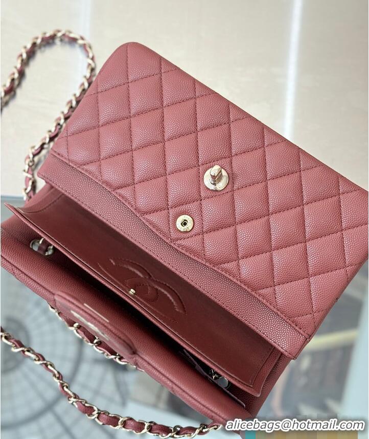 Top Quality Chanel Classic Flap Bag Caviar Leather AP4176 Burgundy/Gold 2026