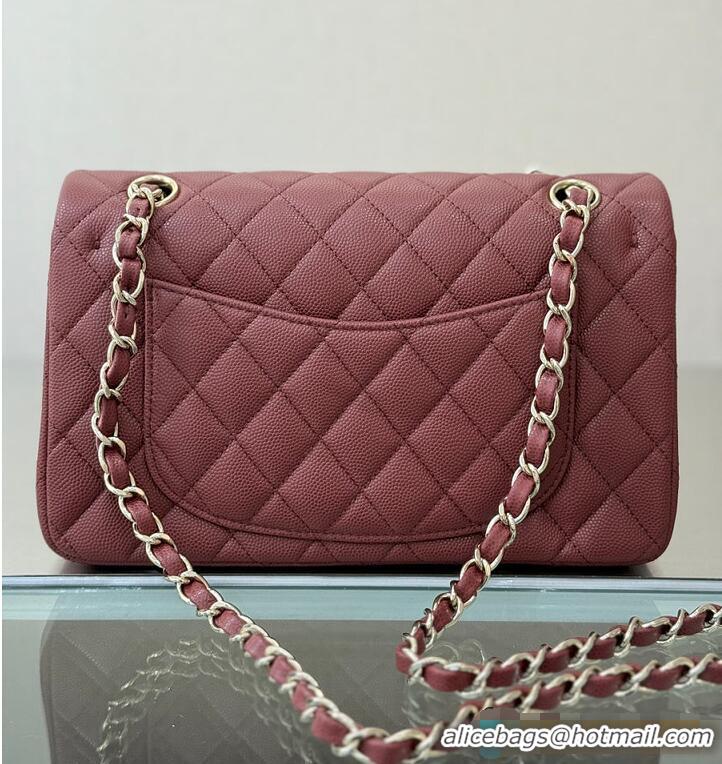 Top Quality Chanel Classic Flap Bag Caviar Leather AP4176 Burgundy/Gold 2026