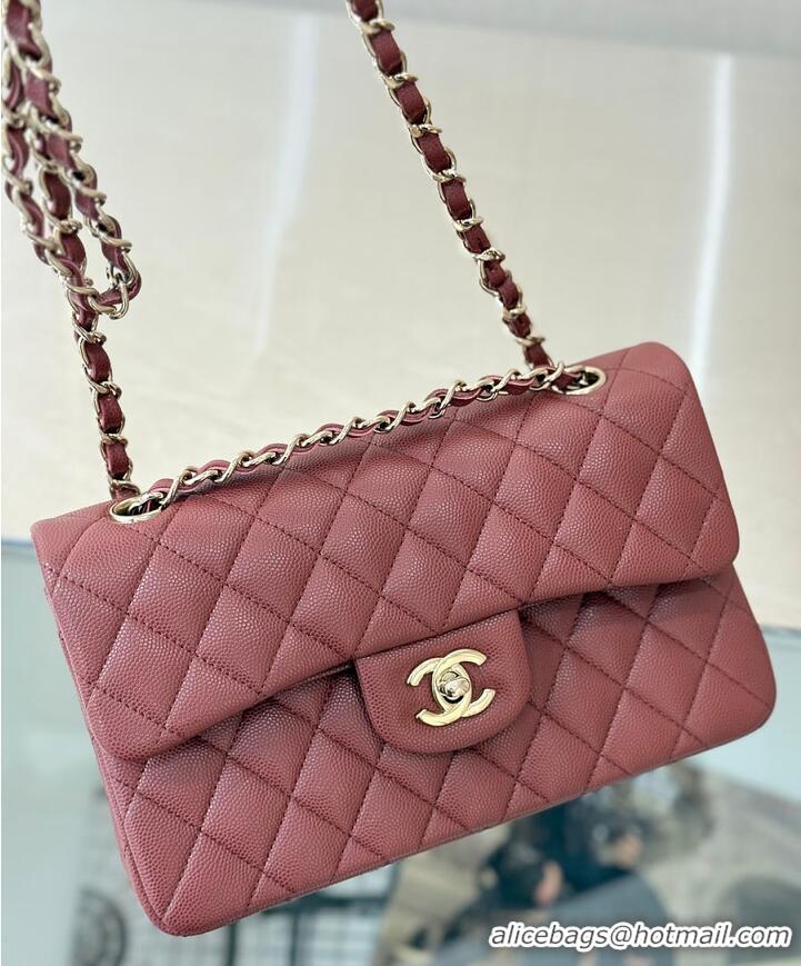 Top Quality Chanel Classic Flap Bag Caviar Leather AP4176 Burgundy/Gold 2026