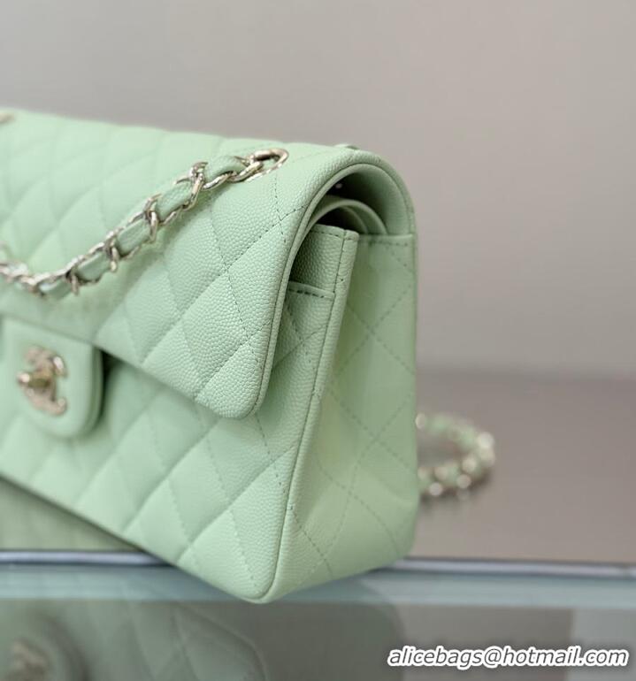 Grade Quality Chanel Classic Flap Bag Caviar Leather AP4176 Mint Green 2026