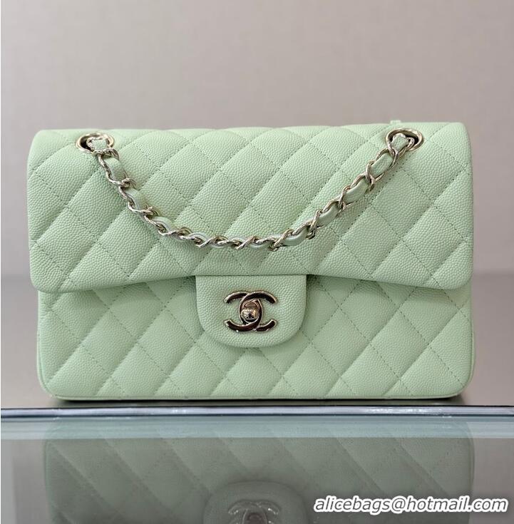 Grade Quality Chanel Classic Flap Bag Caviar Leather AP4176 Mint Green 2026