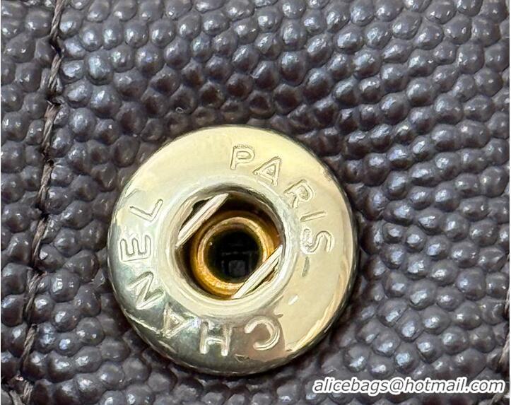 Good Discount Chanel Classic Flap Bag Caviar Leather AP4176 Dark Brown/Silver 2026