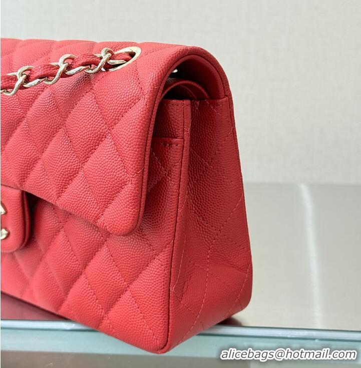 Buy Promotional Chanel Classic Flap Bag Caviar Leather AP4176 Red 2026