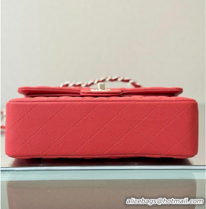 Buy Promotional Chanel Classic Flap Bag Caviar Leather AP4176 Red 2026