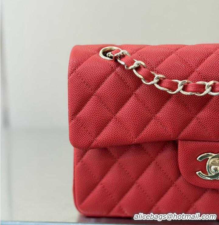 Buy Promotional Chanel Classic Flap Bag Caviar Leather AP4176 Red 2026