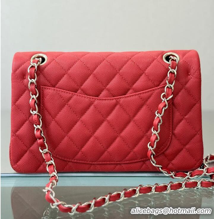 Buy Promotional Chanel Classic Flap Bag Caviar Leather AP4176 Red 2026