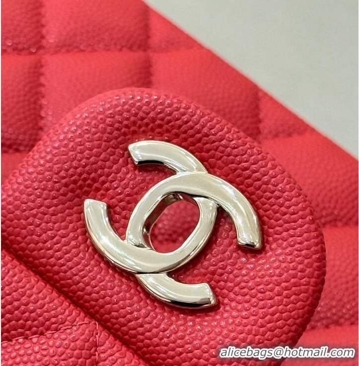 Buy Promotional Chanel Classic Flap Bag Caviar Leather AP4176 Red 2026