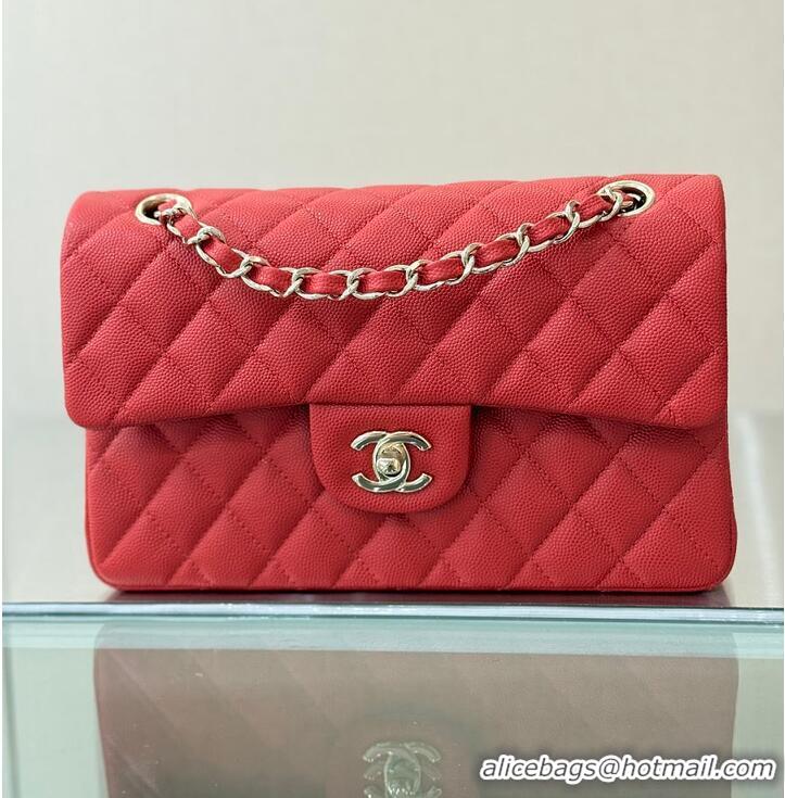 Buy Promotional Chanel Classic Flap Bag Caviar Leather AP4176 Red 2026