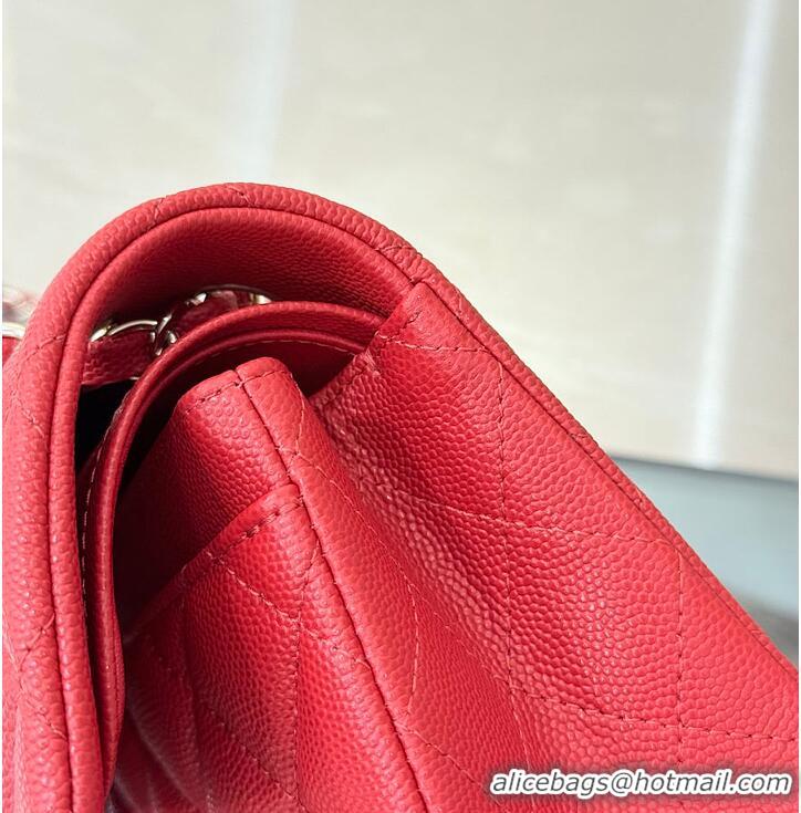 Buy Promotional Chanel Classic Flap Bag Caviar Leather AP4176 Red 2026