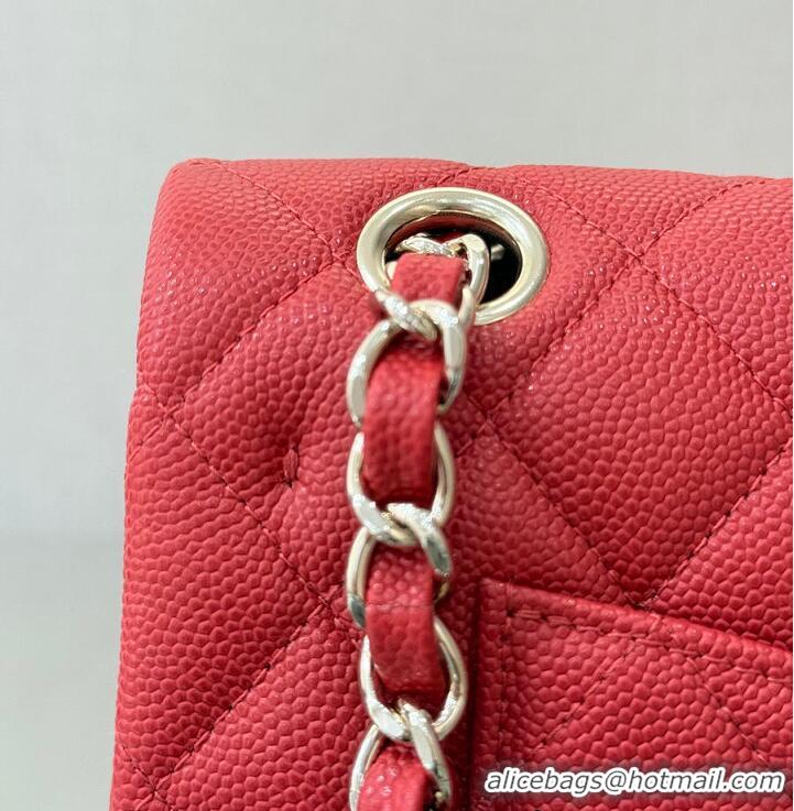Buy Promotional Chanel Classic Flap Bag Caviar Leather AP4176 Red 2026