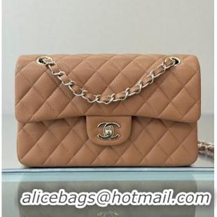 Pretty Style Chanel Classic Flap Bag Caviar Leather AP4176 Dark Beige/Gold 2026