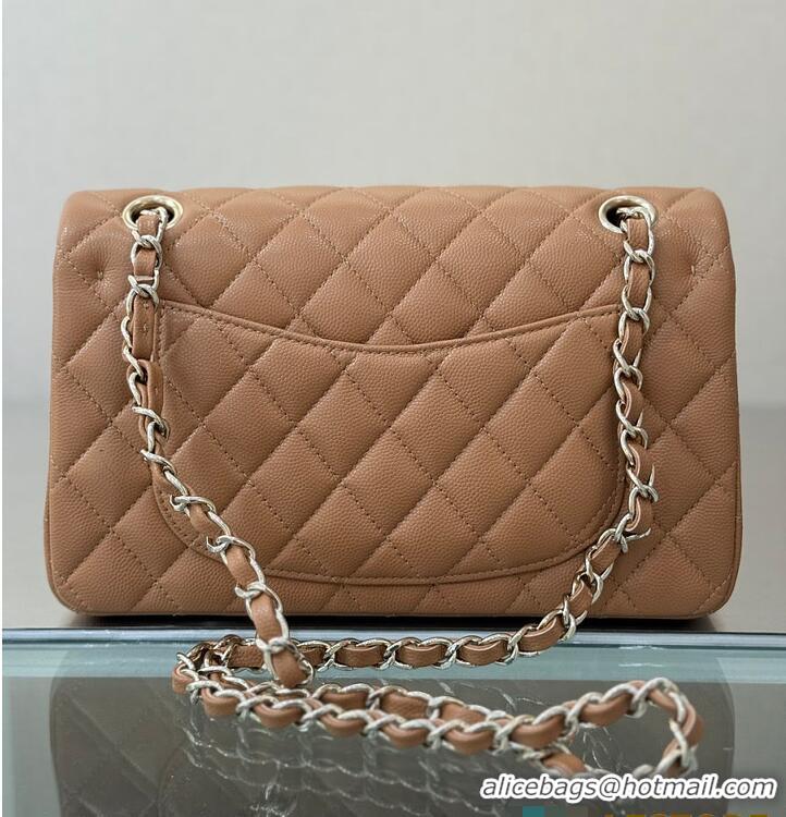 Pretty Style Chanel Classic Flap Bag Caviar Leather AP4176 Dark Beige/Gold 2026