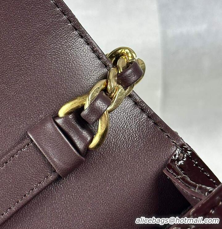 Market Sells Chanel Mini Flap Bag Glossy Lambskin & Gold Plated Metal AS5197 Dark Brown 2026