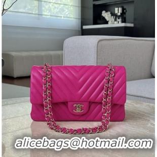 Market Sells Chanel Medium Chevron Coco Handle Bag AS5199 Rose Red 2026