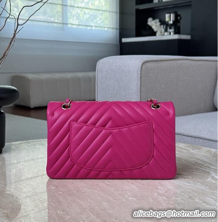 Market Sells Chanel Medium Chevron Coco Handle Bag AS5199 Rose Red 2026