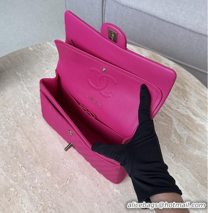 Market Sells Chanel Medium Chevron Coco Handle Bag AS5199 Rose Red 2026
