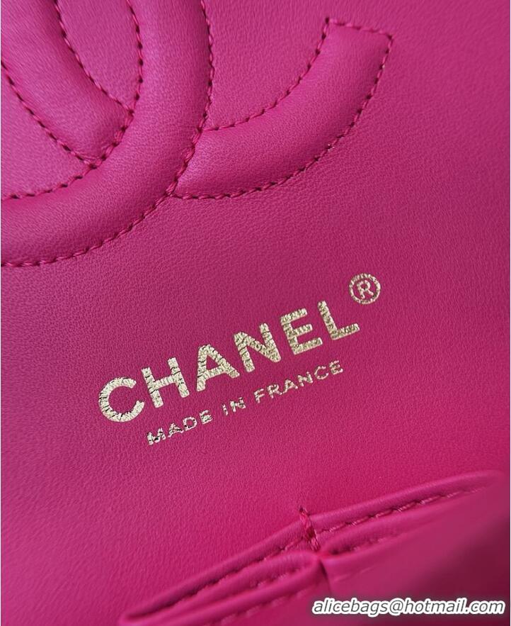 Market Sells Chanel Medium Chevron Coco Handle Bag AS5199 Rose Red 2026