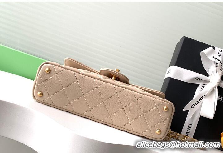 Promotional Chanel Mini Kelly Flap Bag With Top Handle Lambskin AS4299 Light Beige 2026
