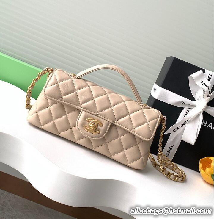 Promotional Chanel Mini Kelly Flap Bag With Top Handle Lambskin AS4299 Light Beige 2026